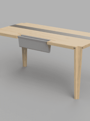 Bureau Signature – Pieds gainés