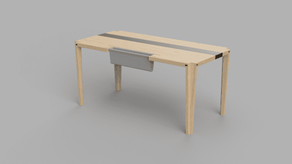 Bureau Signature – Pieds gainés