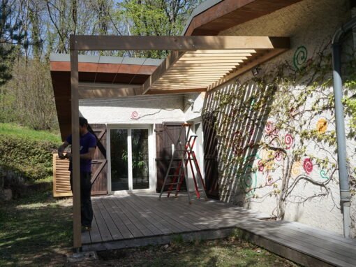 Pergola, Agencements