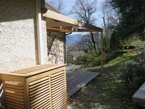 Cache groupe-froid, Menuiseries sur-mesure