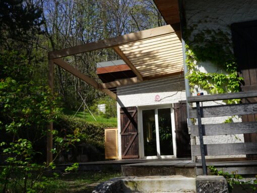 Pergola, Agencements