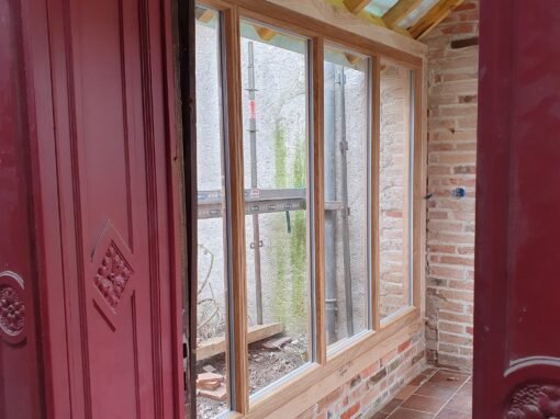 Rénovation d’une maison intérieur/extérieur, Menuiseries sur-mesure, Menuiseries Bildau & Bussmann, Assistance MOA & MOE