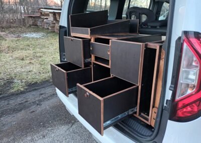 Aménagement de voiture