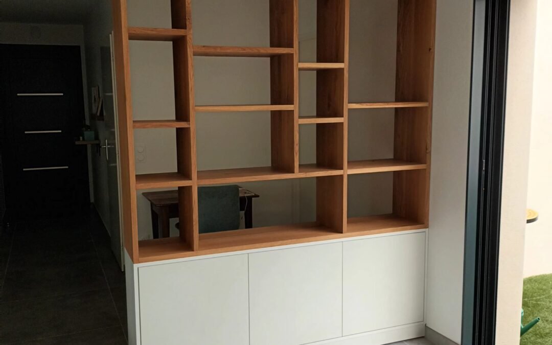 Bibliothèque en chêne