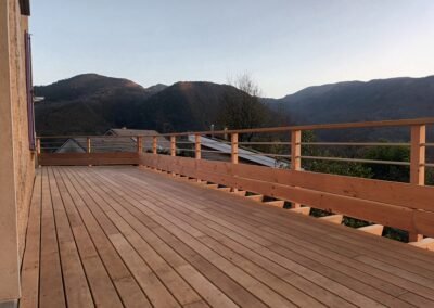 Terrasse en hauteur