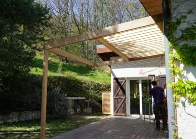 Pergola à Claix