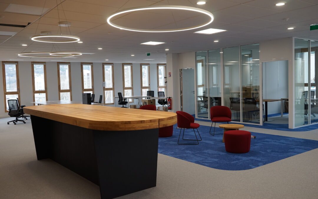 Agencement intérieur de bureaux chez Vinci