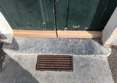 Restauration du jet d’eau d’une porte palière