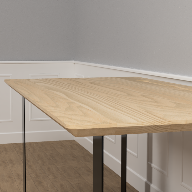 Bureau Simple - Fer plat – Image 3